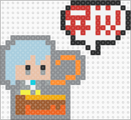 Cheydens pattern! - light blue,gray,red