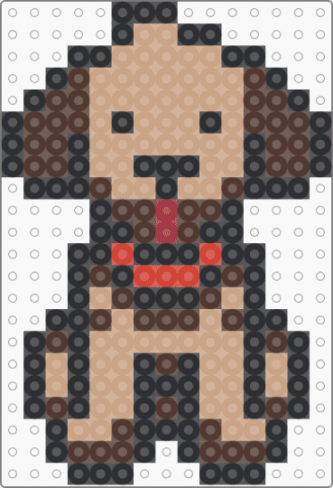 dog - beige, brown