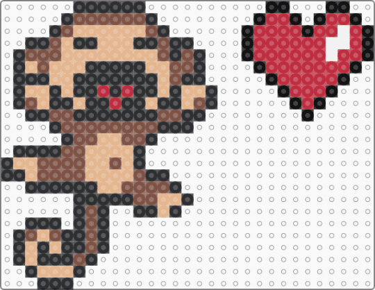 monkey heart - beige,tan