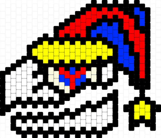 Pomni drago - black,yellow,red