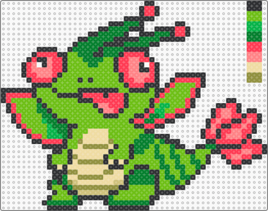 Flygon - red,green