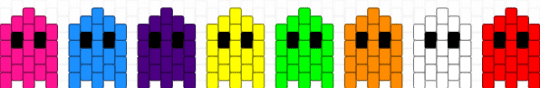 Lil ghosts!! - purple,yellow,orange,colorful,ghosts,rainbow