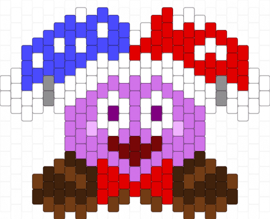 marx - brown, kirby, marx kirby, pink, red