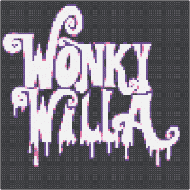 Wonky Willa - black,white,purple,edm,wonky willa