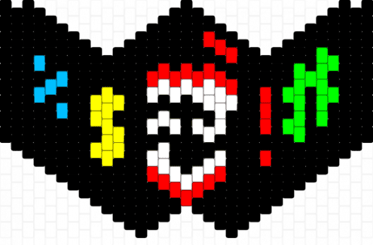 . - black,red,green