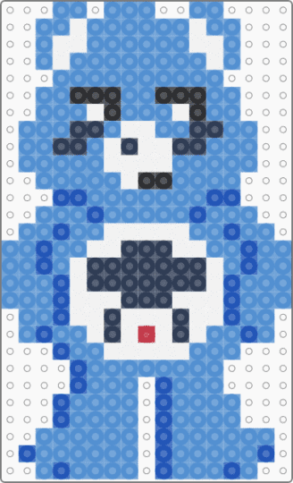 Grumpy Bear [Perler Kit] - light blue,care bears,perler,grumpy bear