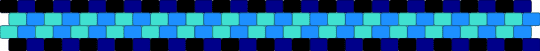 spike cuff template - purple,light blue