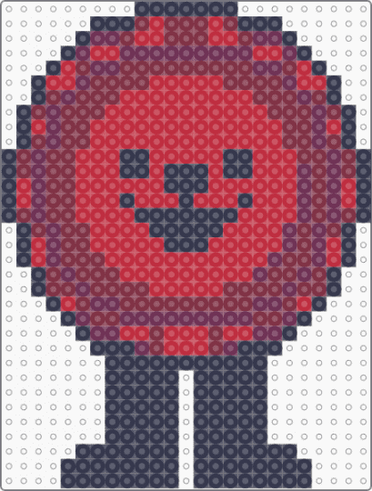 C.round - deltarune, purple, red