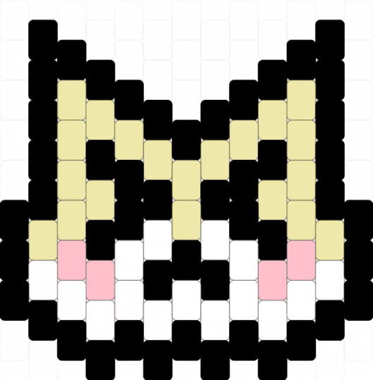 kitty cat - black,yellow