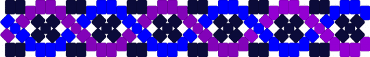 DNA strand x cuff - purple,black
