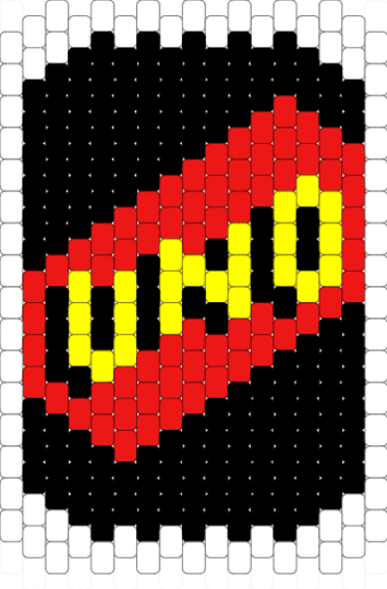UNO card - red,yellow