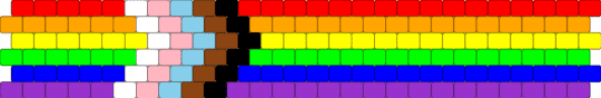 pride cuff rainbow - purple,red,orange,colorful