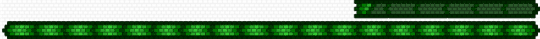 minecraft hotbar - green