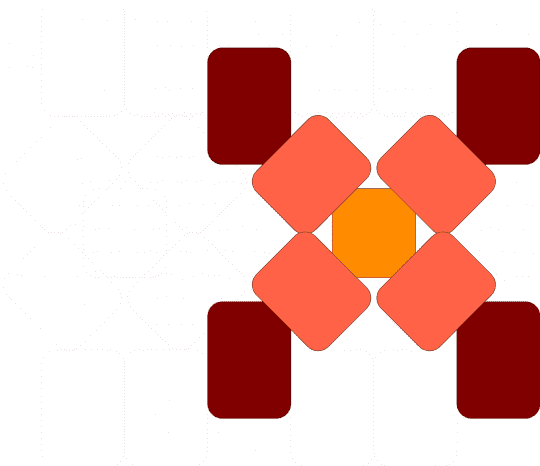 bumpers for red and orange themed cuff ~ ♡ - red,brown