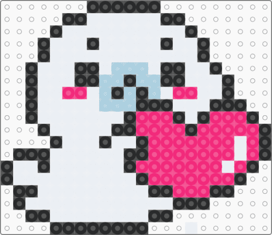 SEAL+HEART! - white,pink
