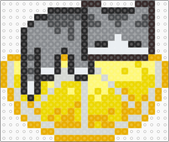LEMON CAT! - gray,orange,yellow