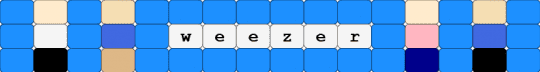 weezer bracelet - gotta, i, light blue, lol, pee, weeze, weezer, welp
