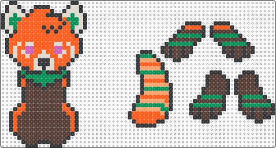 Ireland Ailurus - orange,green,brown