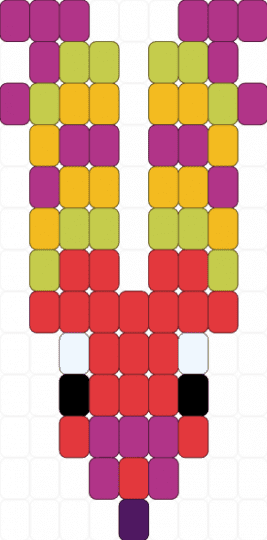 The Quick Brown Fox charm - pink,red,tbqf,lapfox,lapfox trax,halley labs,the quick brown fox,charm