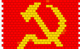 hammer and sickle - communism,hammer,sickle,symbol,historical,political,striking,vibrant,red,yellow