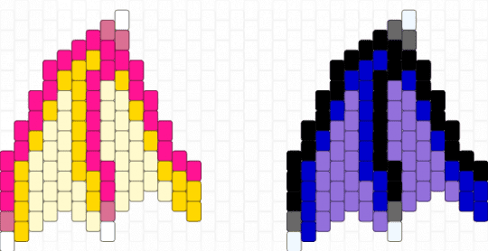 Wings - purple, yellow