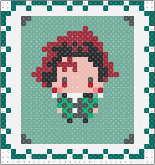 Tanjiro Stamp - teal