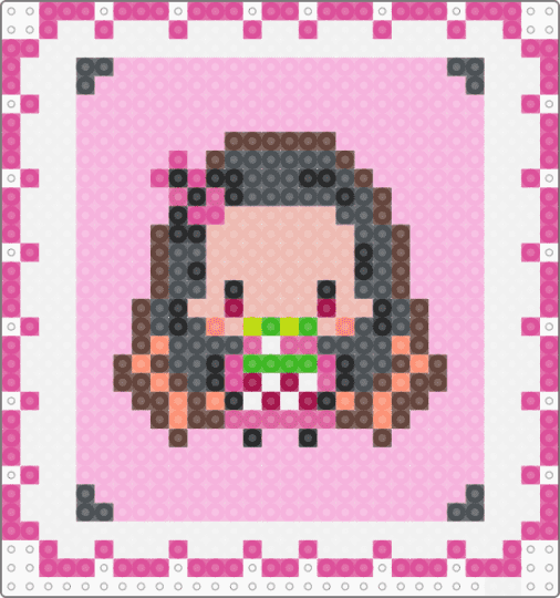 Nezuko Stamp - pink