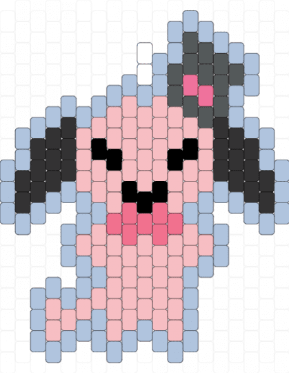 Sanrio Lloromannic Cherry pattern - beige,light blue