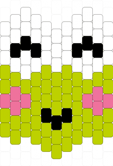 Keroppi pattern - green