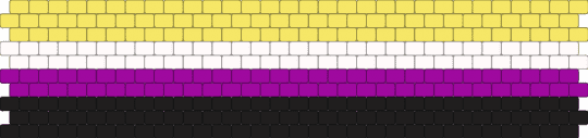NonBinary cuff! (Pride) - yellow,pink