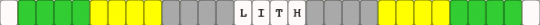 Lith Single (Lithromantic) - green,yellow,beige