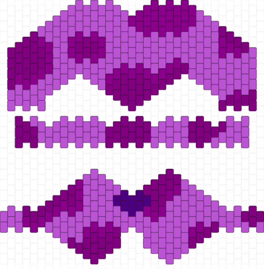 Purple slpotch mask with no ears :c - pink