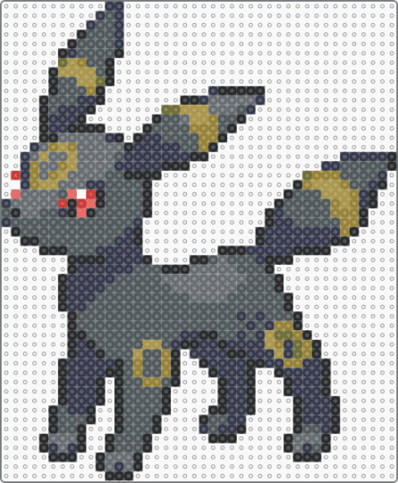 #0197 - Umbreon - purple,pink