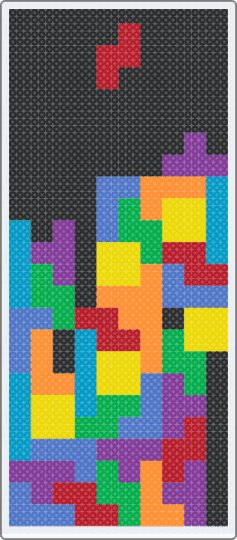 GIANT Tetris game - CotD - colorful, cotdfill, green, red, yellow