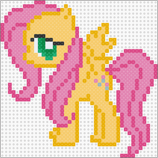MLP - Fluttershy! - pink,yellow