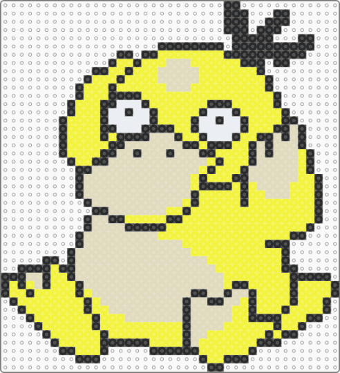 #0054 - Psyduck - beige,yellow
