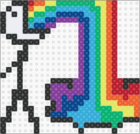 Stickman puking rainbow - 