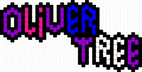 Oliver Tree keychain - black,purple