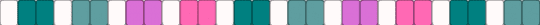 Cute summer single - teal,pink