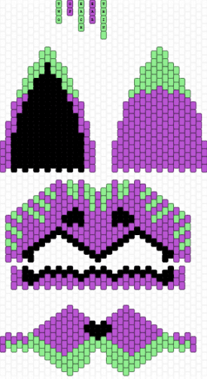Neon Oni [hehe Idk] (!!READ DESC!!) - teal,pink