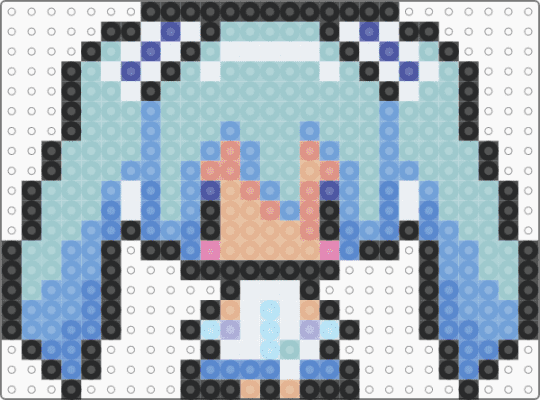 Ice Hatsune Miku - light blue