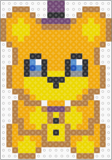 FNAF Fredbear - tan,orange,yellow,fnaf,five nights at freddys,freddy,fredbear,fred bear,bear,cute