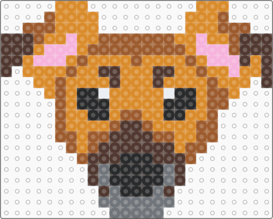 Floppy Ear Puppy - brown, dog, ear, floppy, orange, puppy, tan