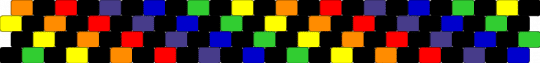 pride - repeating pattern - short - black,purple