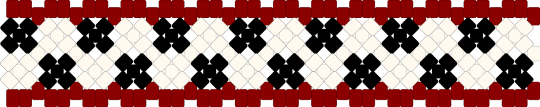 Fnaf cuff (again) - red,white,xbase,fnaf