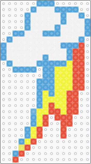 Rainbow dash's cutie mark :3 - light blue,rainbow dash,mlp,thunder,cotdthunder