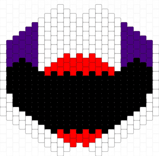 Puppet mask - white,purple,red,puppet,fnaf