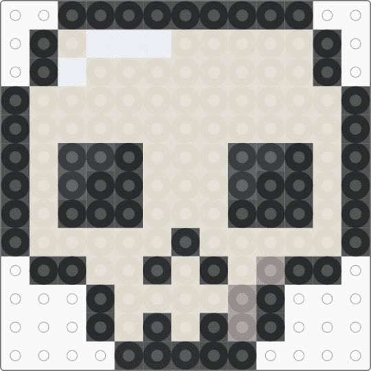 Skull - beige,skull,emo,alt