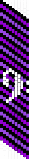 Bass tie - purple