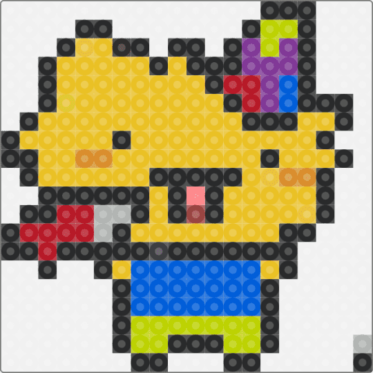 poob mini !! :P - white,yellow,blue